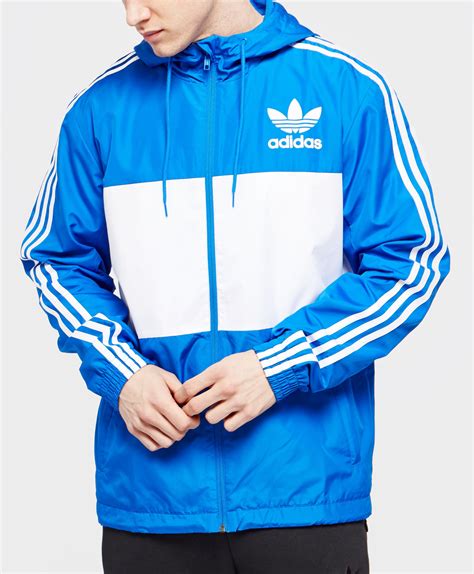 adidas windbreaker herren blau|Adidas originals windbreaker men's.